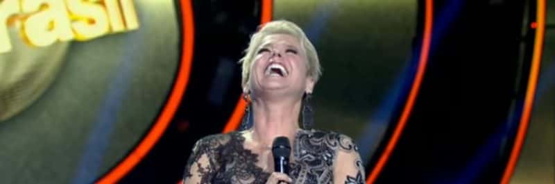 Xuxa durante o "Dancing Brasil". (Foto: Reprodução/Record)