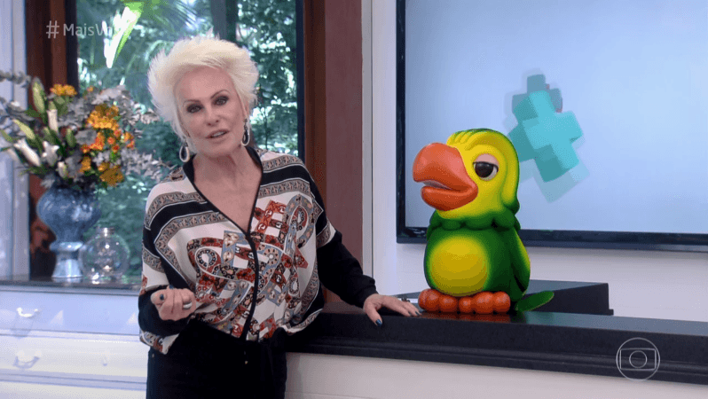 Louro José ao lado de Ana Maria Braga no Mais Você (Foto: Reprodução/Globo)