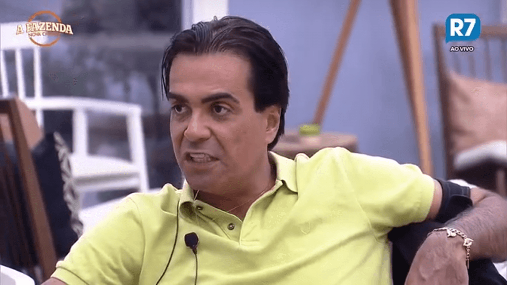 Fábio Arruda em "A Fazenda" (Foto: Reprodução)