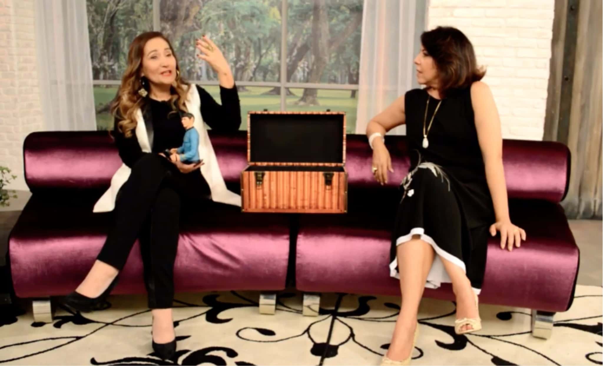 Sonia Abrão é a entrevista de luciana Liviero (Foto reprodução)
