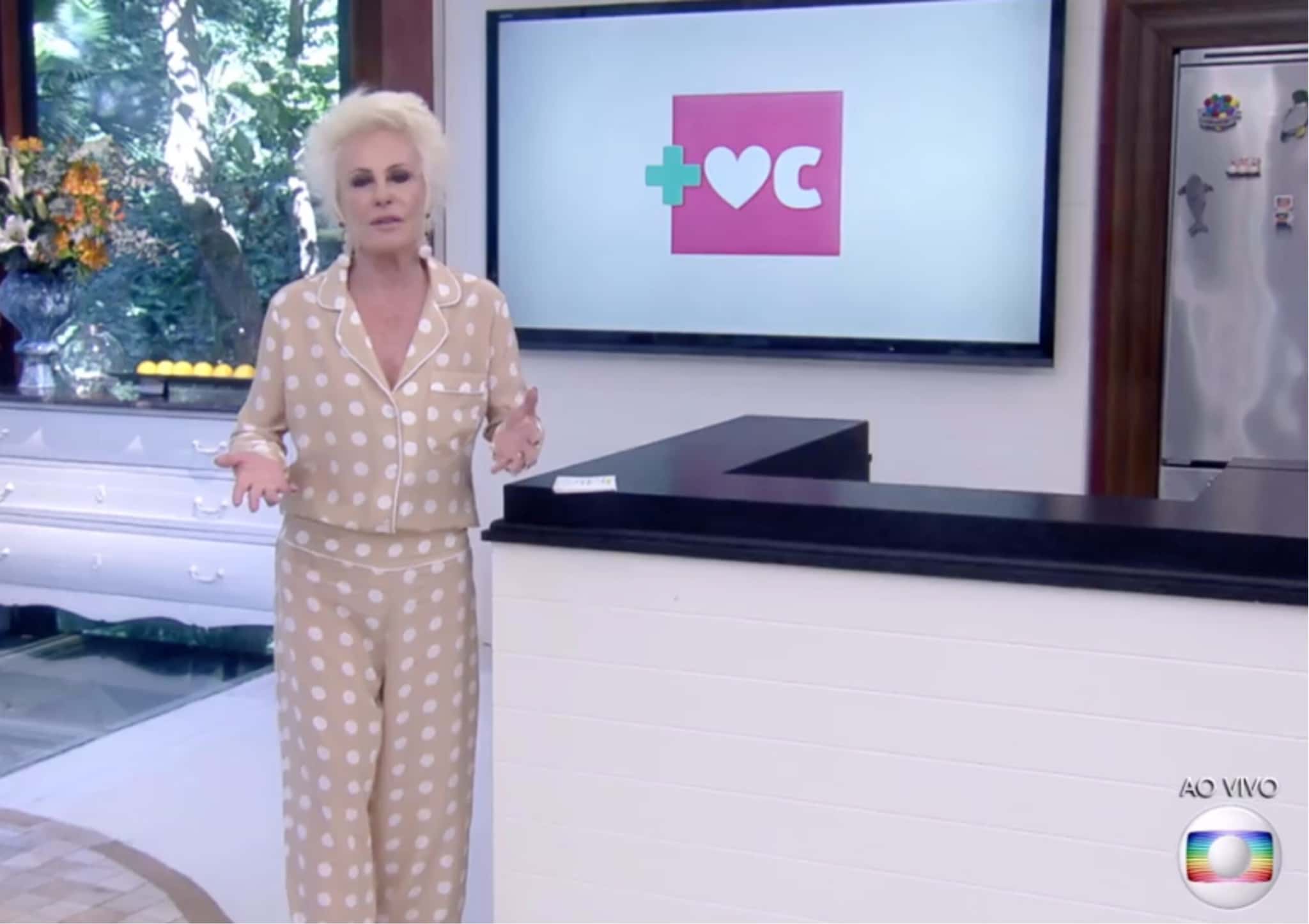 Ana Maria Braga resolveu se explicar durante o "Mais Você" (Foto reprodução)