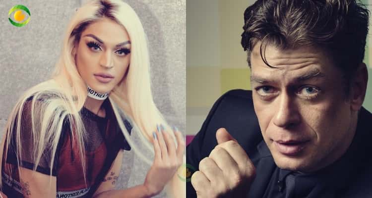 O ator global se surpreendeu com a drag queen (Foto: Montagem/TV Foco/Globo/Instagram)