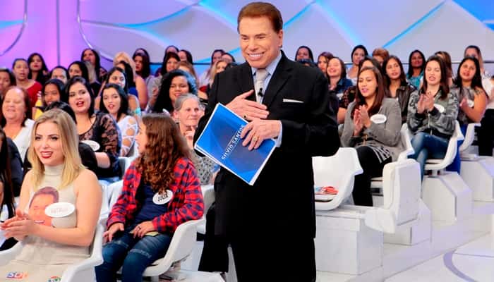Silvio Santos no comando de seu programa no SBT (Foto: Lourival Ribeiro/SBT)