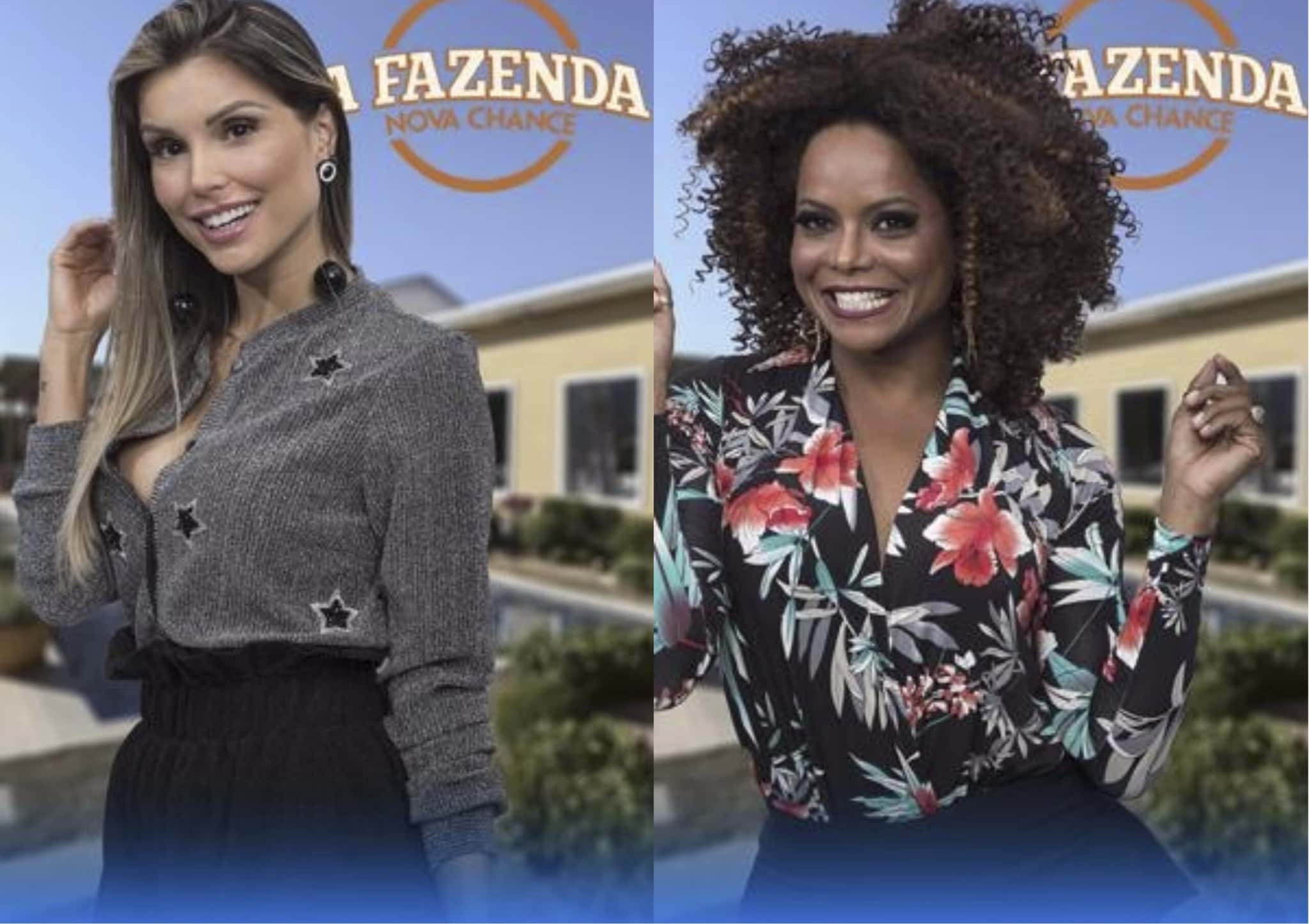 Bombom e Flavia estão na roça (Foto montagem: TV Foco)