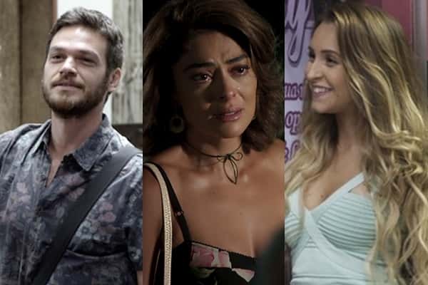 Rubinho vai se encontrar com Carine em "A Força do Querer". (Foto: Reprodução/Globo/Montagem TV Foco)