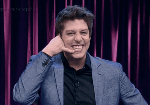 O apresentador Fábio Porchat (Foto: Reprodução/Record)