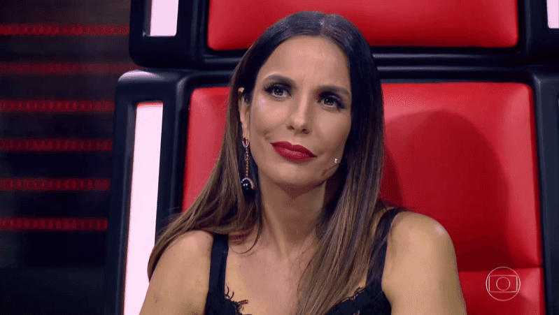 A cantora Ivete Sangalo no The Voice Brasil. (Foto: Reprodução/Globo)