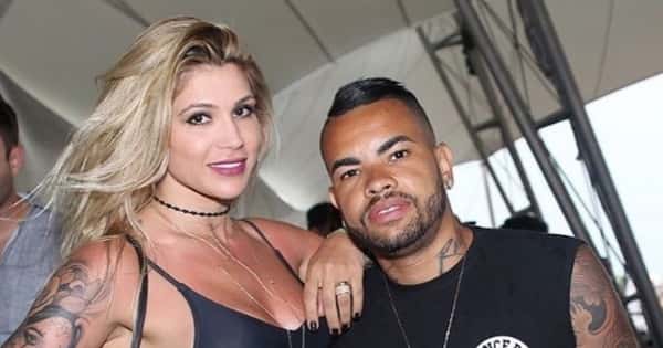 Jogador Dentinho e Dani Souza (Foto: Divulgação)