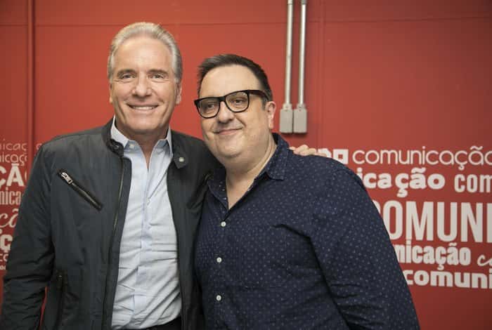 Roberto Justus e o diretor Rodrigo Carelli (Foto: Divulgação)