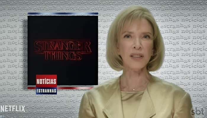 Marília Gabriela em especial sobre "Stranger Things" no SBT (Foto: Reprodução/SBT)