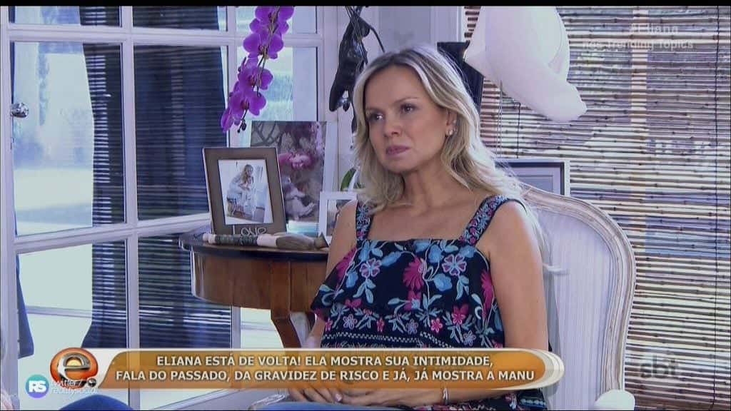 Eliana faz revelações em entrevista (Foto: Reprodução/SBT)