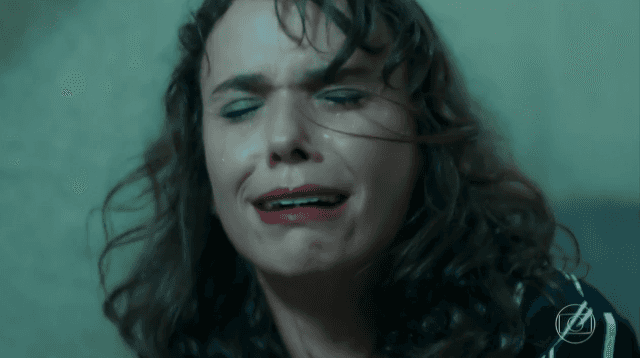 Irene em seus últimos momentos (Foto: Reprodução)