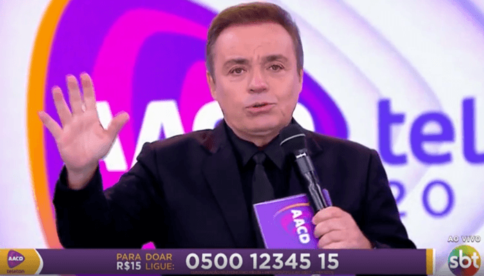 Gugu Liberato na edição 2017. (Foto: Reprodução/SBT)