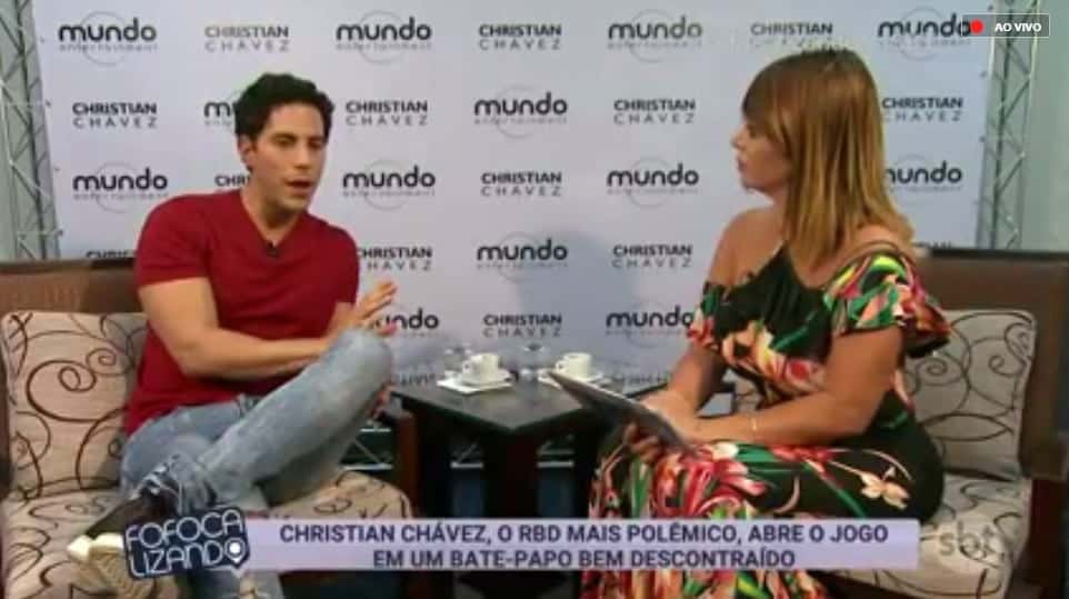 Christian Chávez faz revelações. (Foto: Reprodução/SBT)