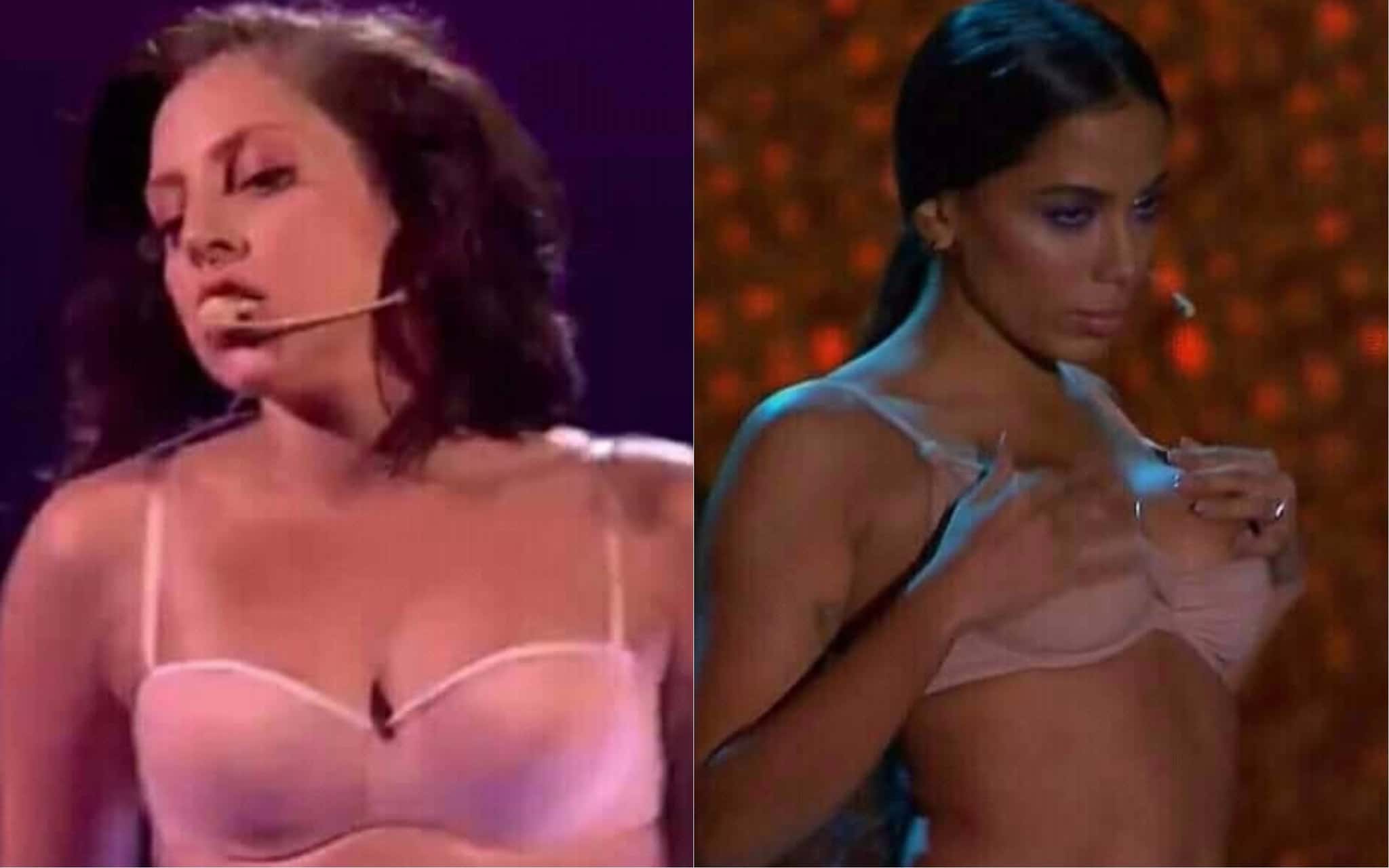 Anitta aparece com roupa semelhante ao de Lady Gaga (Foto: Reprodução)