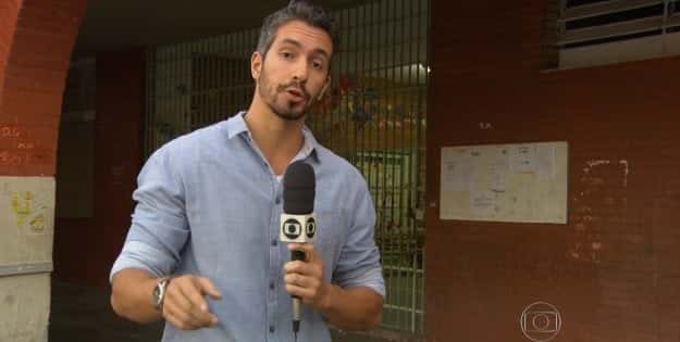 O repórter Danilo Vieira. (Foto: Reprodução/Globo)