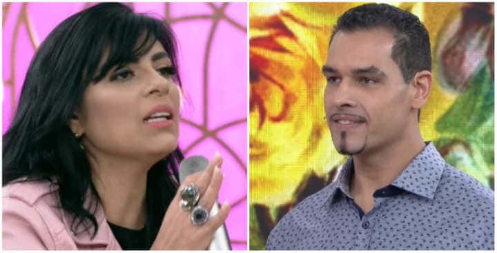 Fernanda Brum e mentalista (Foto: Divulgação)