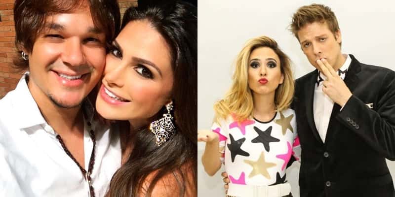 Natália Guimarães ficou brava com apresentadores do Prêmio Multishow. (Foto: Montagem /TV Foco)