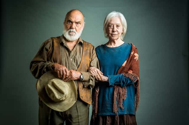 Josafá (Lima Duarte) e Mercedes (Fernanda Montenegro) (Foto: Globo/Raquel Cunha)