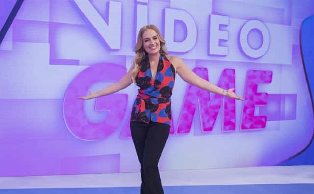 Angélica grava temporada especial do "Vídeo Game" (Foto: Globo/Victor Pollak)
