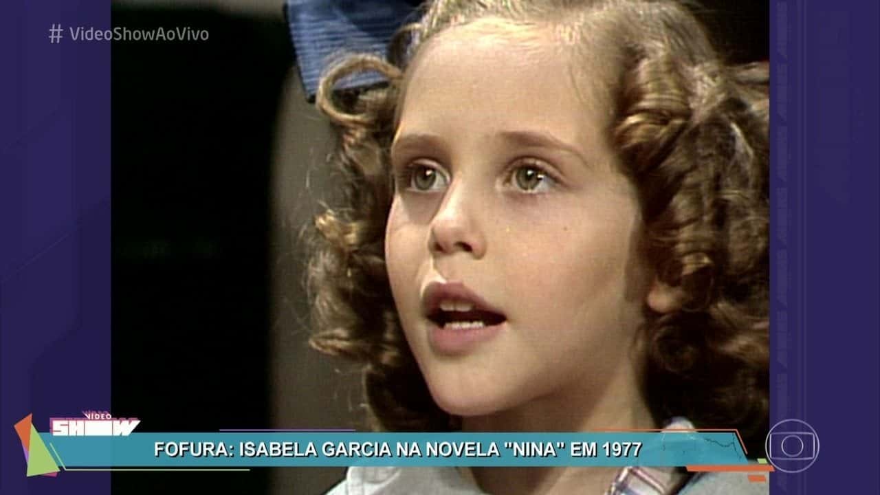 A atriz Isabela Garcia relembra carreira no "Vídeo Show". (Foto: Reprodução/Globo)