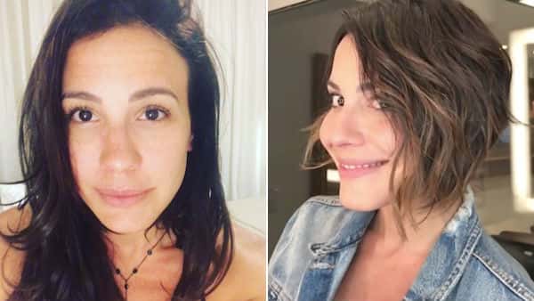 A atriz Juliana Knust radicalizou no visual. (Foto: Reprodução/Instagram)