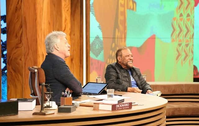 O cantor Martinho da Vila no Conversa com Bial (Foto: TV Gobo)