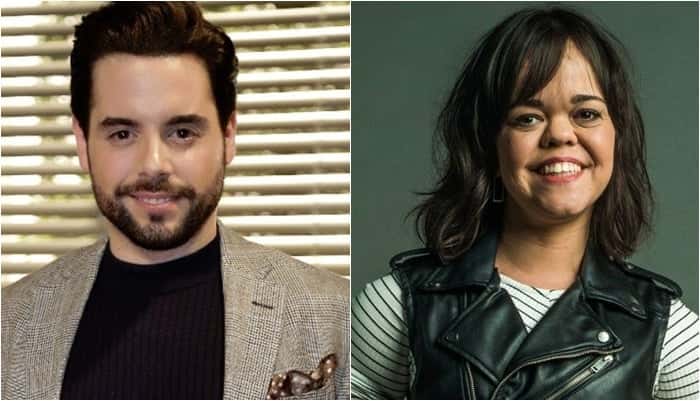 Ex-galã da Record Pedro Carvalho e Juliana Caldas serão um casal em "O Outro Lado do Paraíso". (Foto: Montagem/Divulgação)