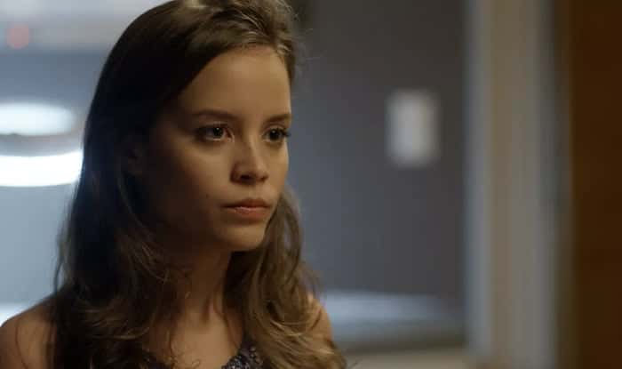 Joana Borges em "Rock Story". (Foto: Reprodução/TV Globo)