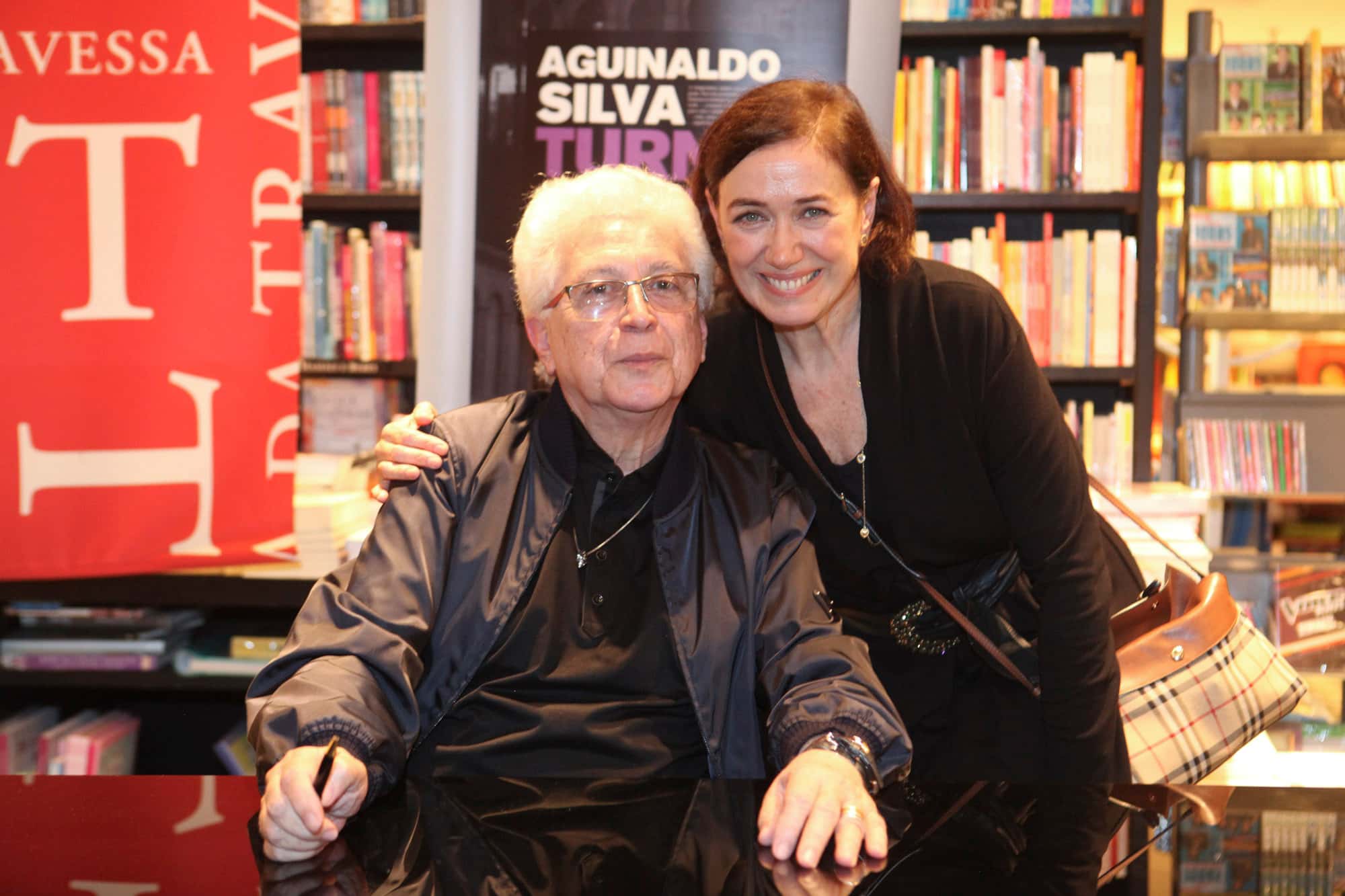 Aguinaldo Silva e Lilia Cabral (Foto: Divulgação)