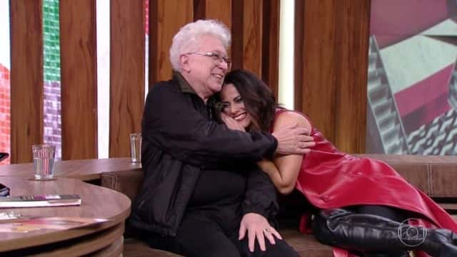Aguinaldo Silva e Viviane Araújo (Foto: Divulgação/Globo)