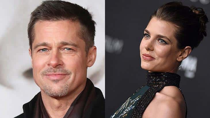 Brad Pitt e Charlotte de Mônaco (Foto: Reprodução)