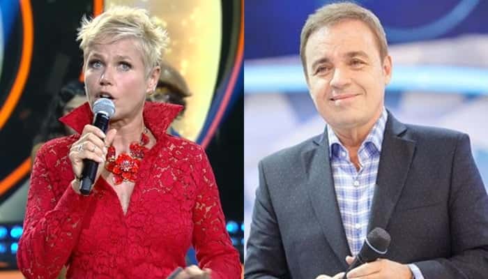 Xuxa Meneghel e Gugu Liberato (Foto: Reprodução/Divulgação/Record)