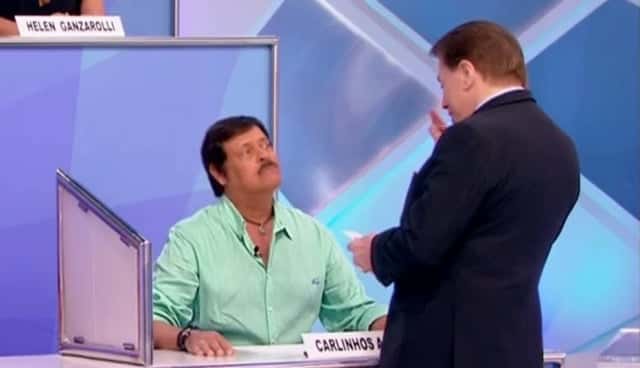 Silvio Santos e Carlinhos Aguiar (Foto: Reprodução/ SBT)