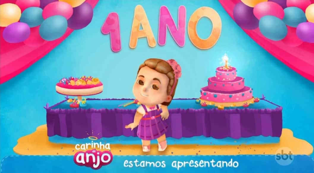 A novela carinha de Anjo completa um no ar pelo SBT. (Foto: Reprodução)