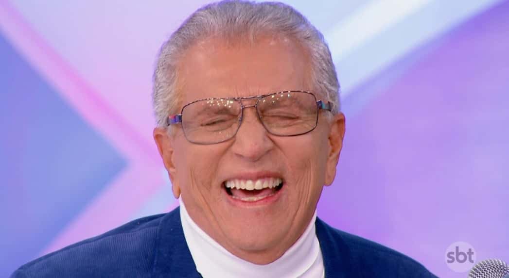 O apresentador e humorista Carlos Alberto de Nóbrega. (Foto: Reprodução/SBT)