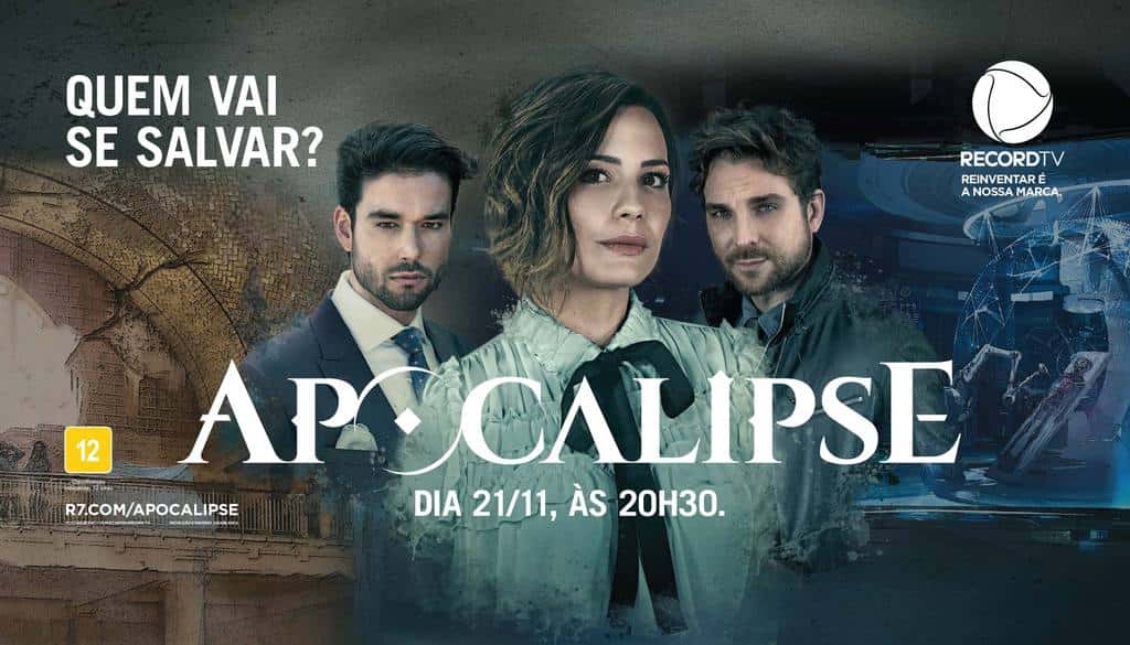Campanha publicitária da novela Apocalipse (Foto: Divulgação/Record)