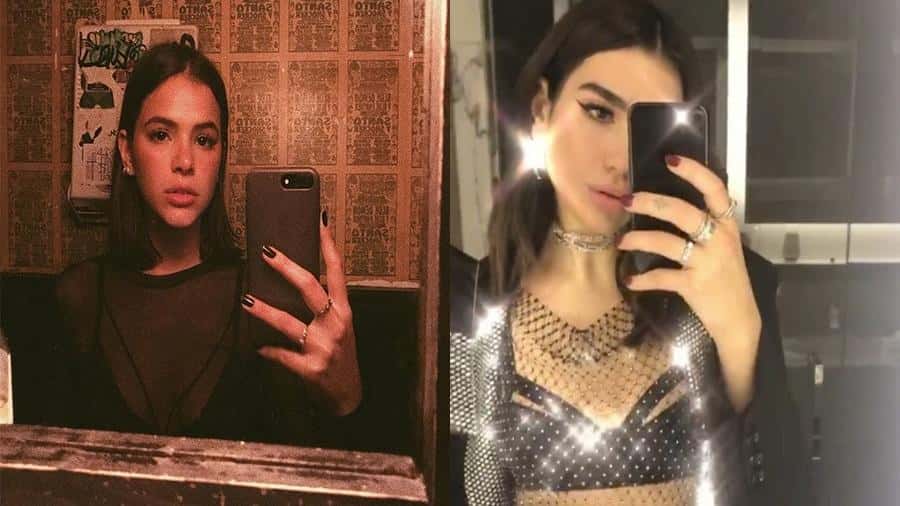 Bruna Marquezine e Dua Lipa (Foto: Reprodução)