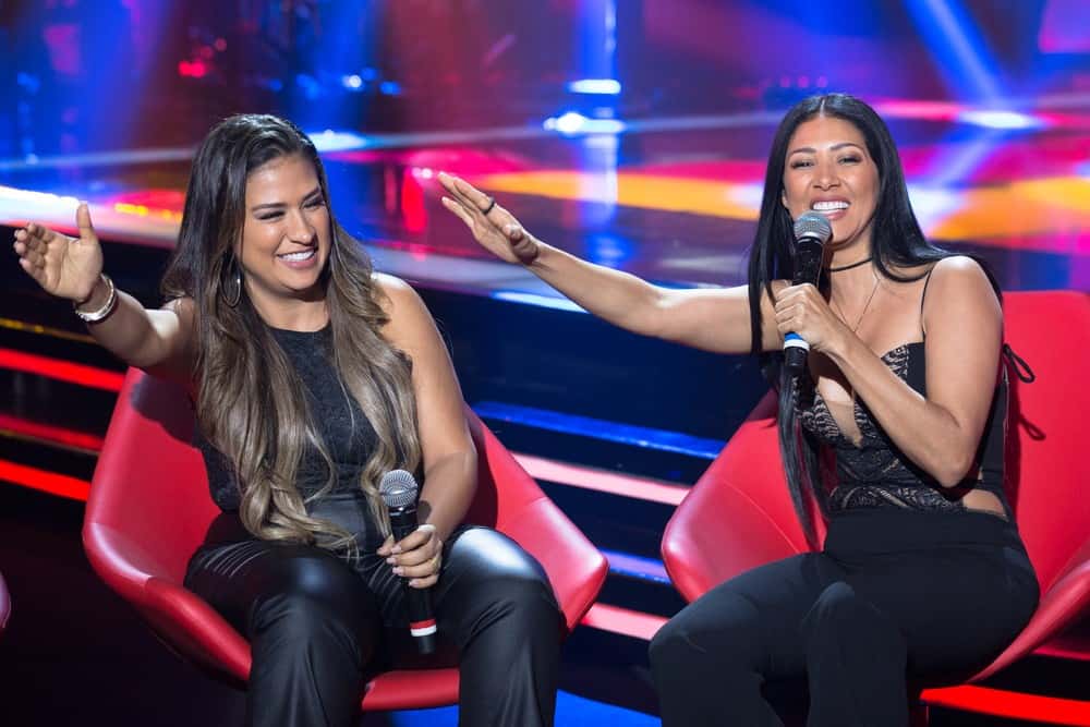 Simone e Simaria no The Voice Kids (Foto: Fábio Rocha/Gshow)