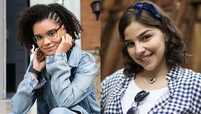 Ellen (Heslaine Vieira) e Keyla (Gabriela Medvedovski) em Malhação: Viva a Diferença (Fotos: Globo/Tata Barreto/Marília Cabral)