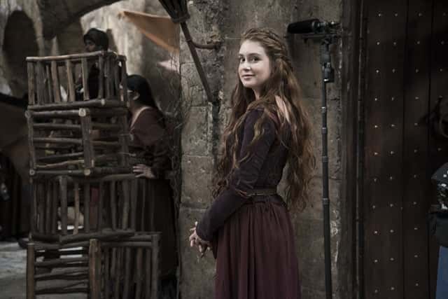 Amália (Marina Ruy Barbosa) em Deus Salve o Rei. (Foto: Globo/Cesar Alves)