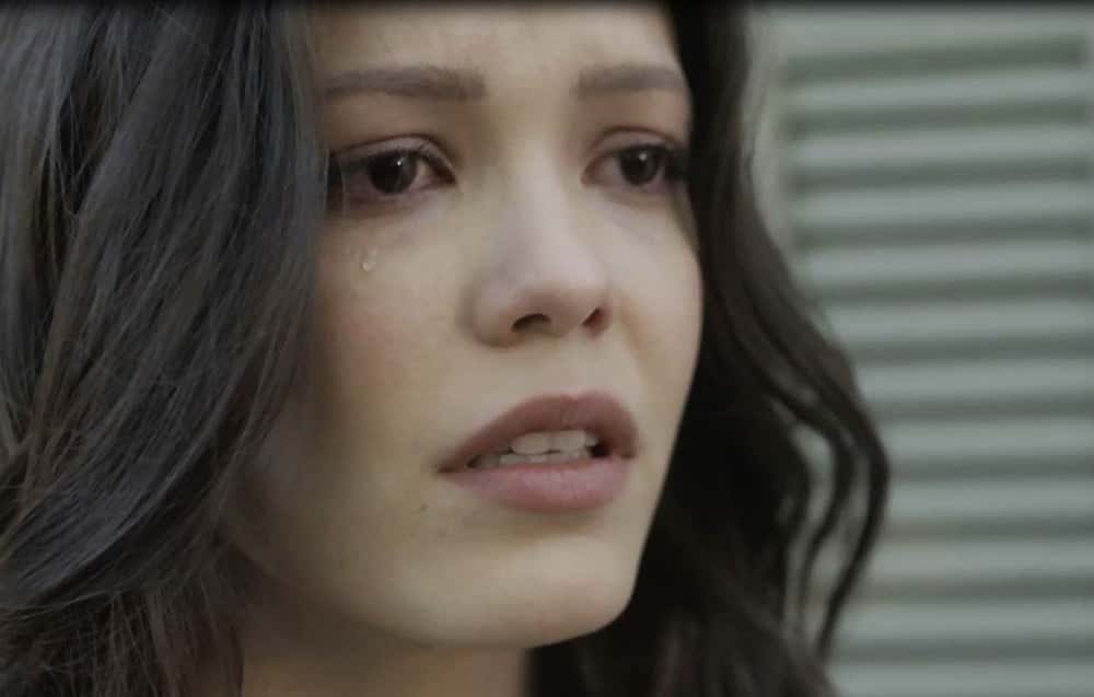 Maria Vitória (Vitória Strada) em cena de Tempo de Amar (Foto: Divulgação/Globo)