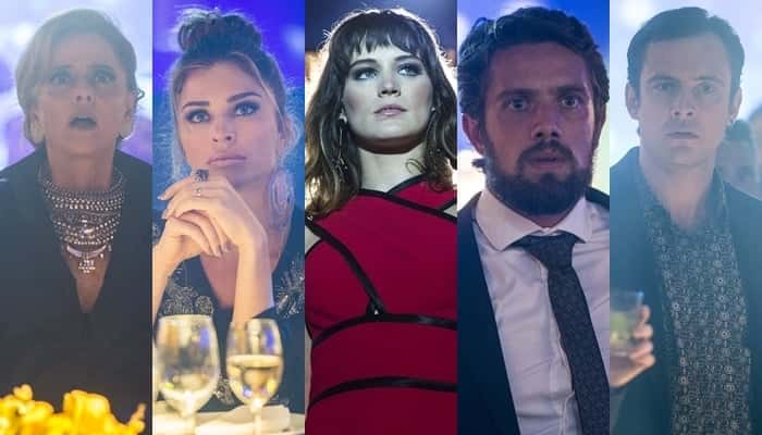 Clara (Bianca Bin) surge na festa e deixa todos chocados (Foto: Globo/Raquel Cunha)