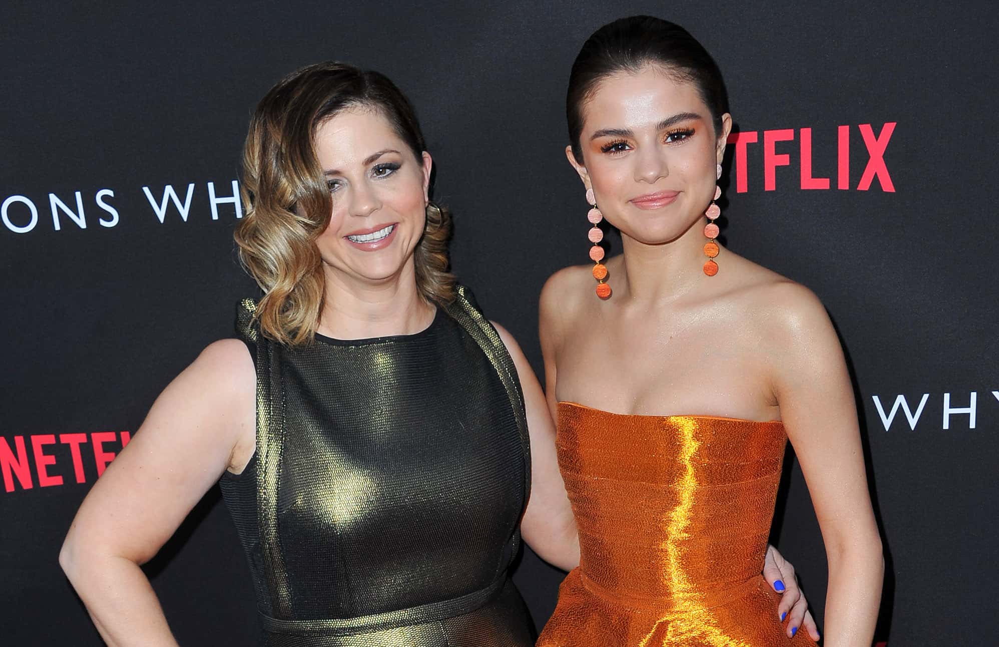Mandy Teefey e Selena Gomez (Photo by Allen Berezovsky/WireImage for Fashion Media)