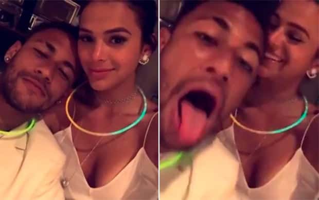 Neymar e Bruna Marquezine passaram o Réveillon passado juntos (Foto: Reprodução)