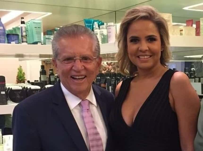 Carlos Alberto e a noiva (Foto: Reprodução)