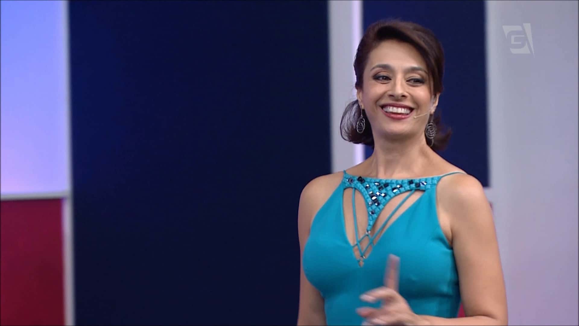 A apresentadora Cátia Fonseca. (Foto: Reprodução)
