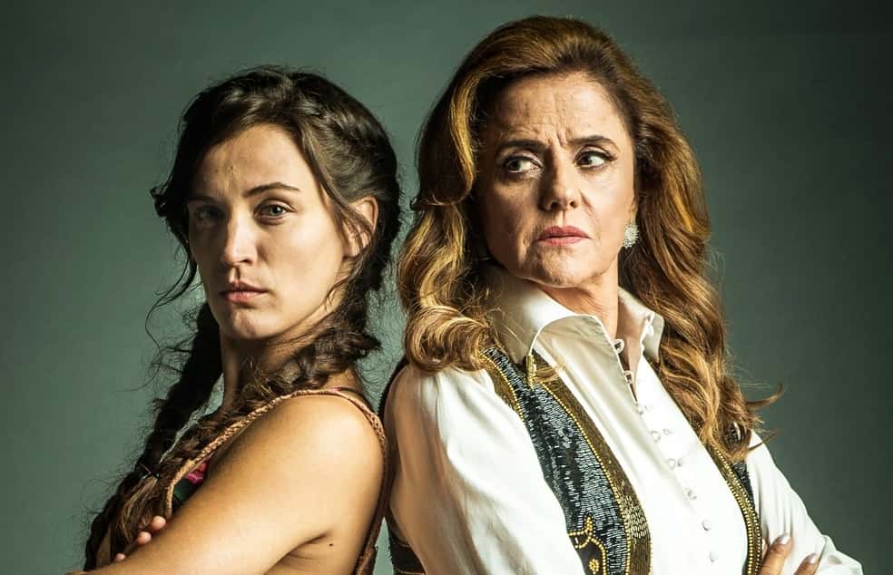 Clara e Sophia em O Outro Lado do Paraíso (Foto: Divulgação)