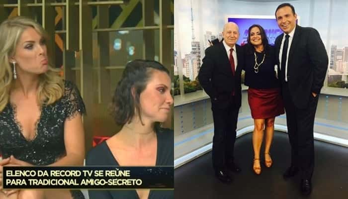 Turma do Balanço Geral SP foi esquecida no Família Record 2017. (Foto: Reprodução/Montagem)
