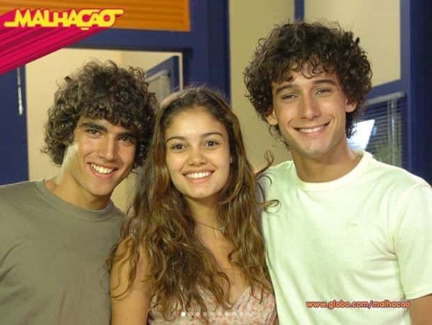Caio Castro Sophie Charlotte e Rafael Almeida em Malhação (Foto: TV Globo/Divulgação)